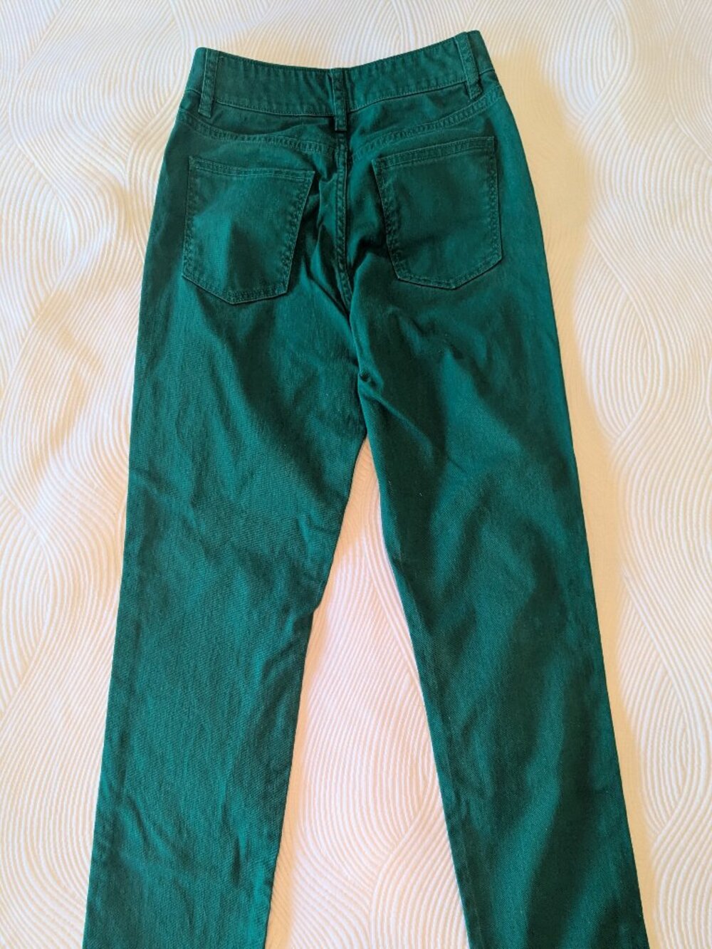 Heritage Slim Ankle Jeans – Green – Size 4P/27 - Picture 2 of 3